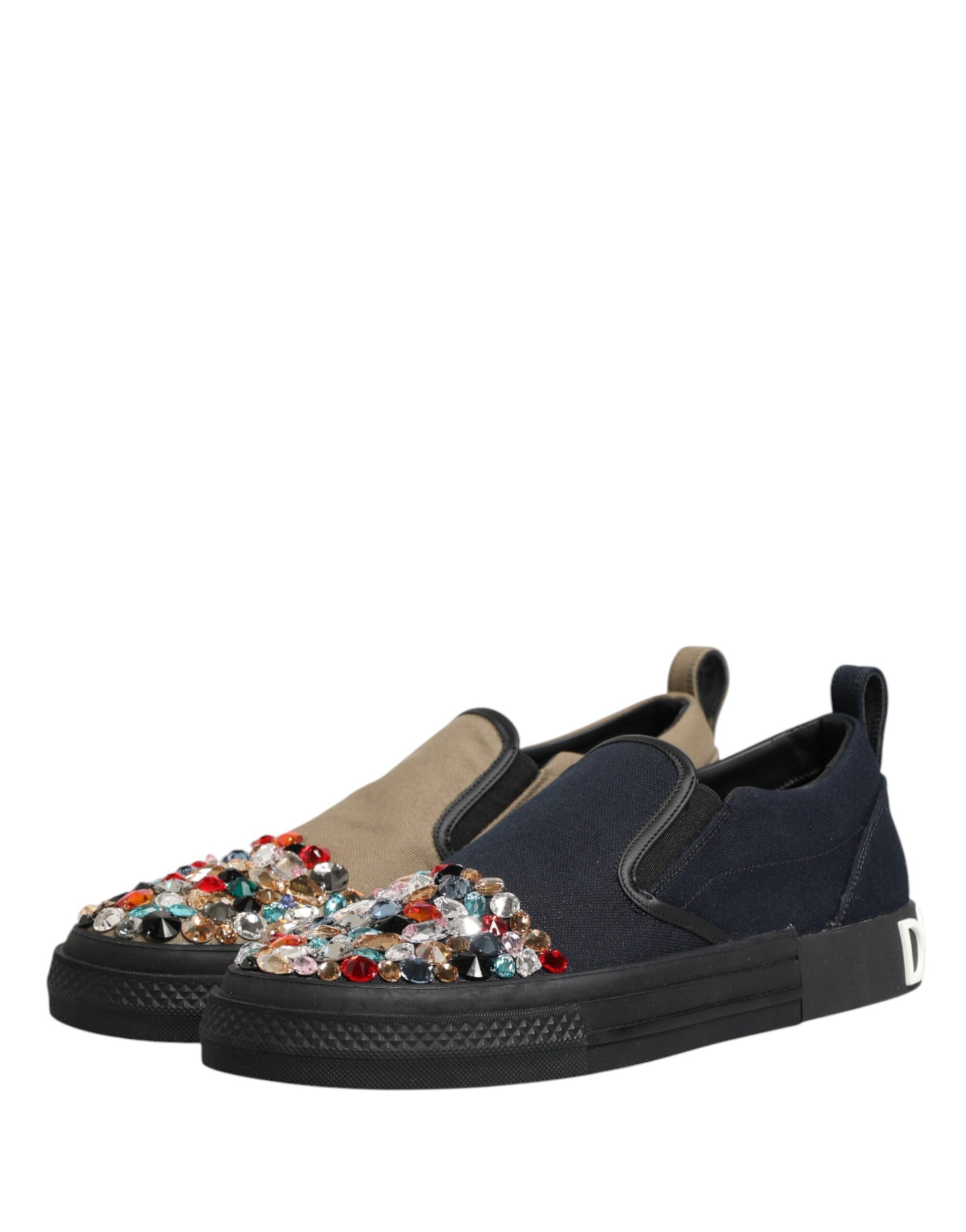 Dolce & Gabbana Blue Low Top Sneakers for Men additional view