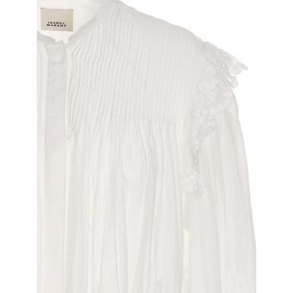 Haut en viscose blanc Isabel Marant