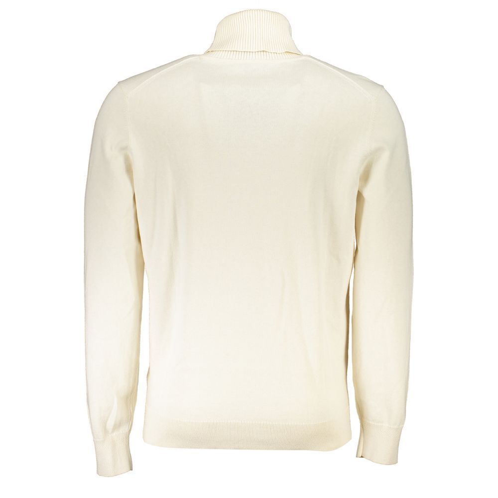 Col roulé Hugo Boss en coton blanc