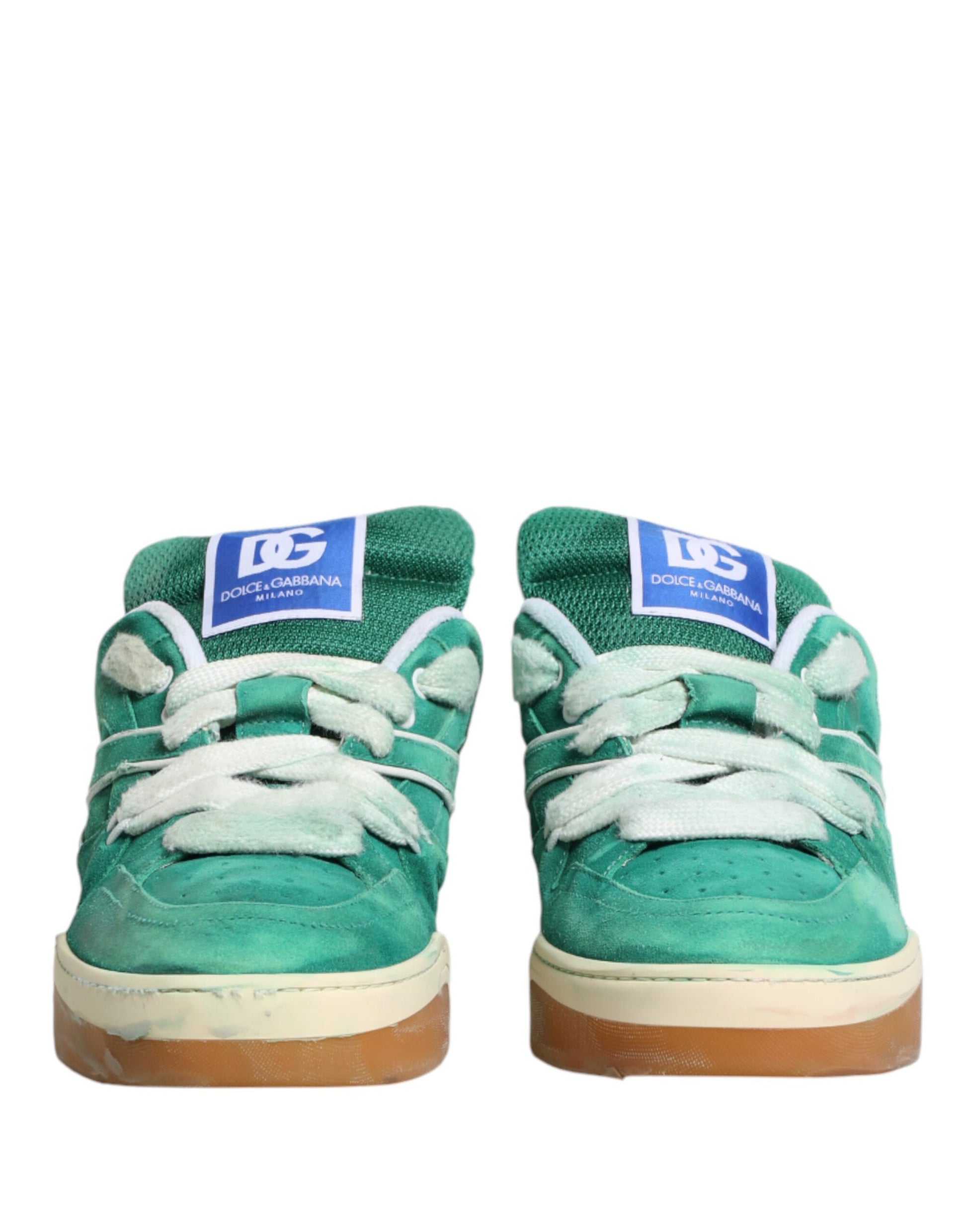 Dolce & Gabbana Green Low Top Sneakers for Men detail view