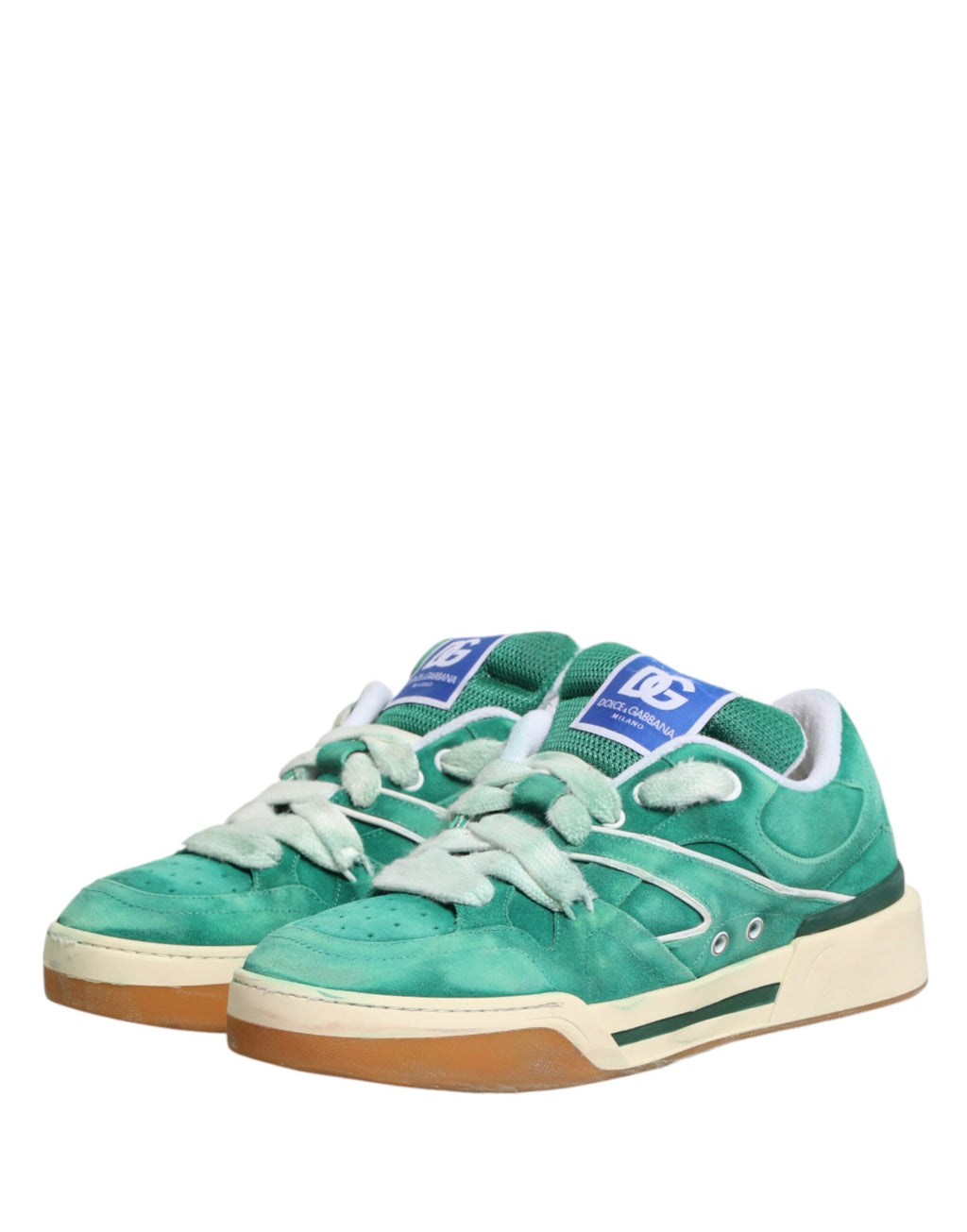 Dolce & Gabbana Green Low Top Sneakers for Men additional view