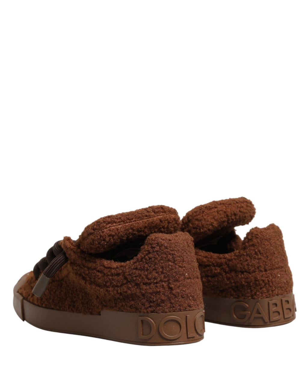 Dolce & Gabbana Brown Low Top Sneakers for Men additional view