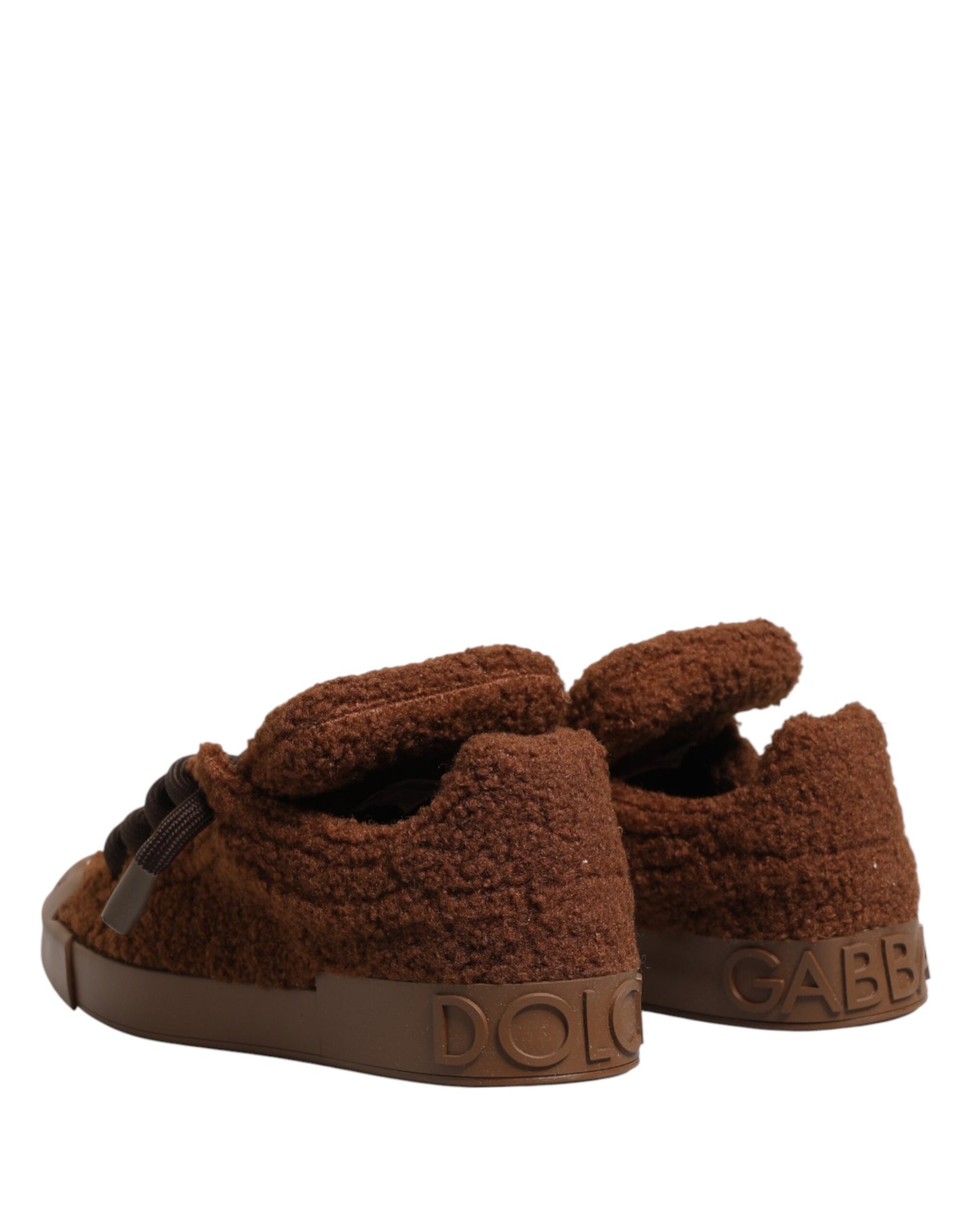 Dolce & Gabbana Brown Low Top Sneakers for Men additional view