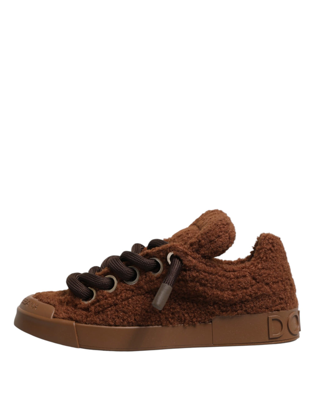 Dolce & Gabbana Brown Low Top Sneakers for Men additional view