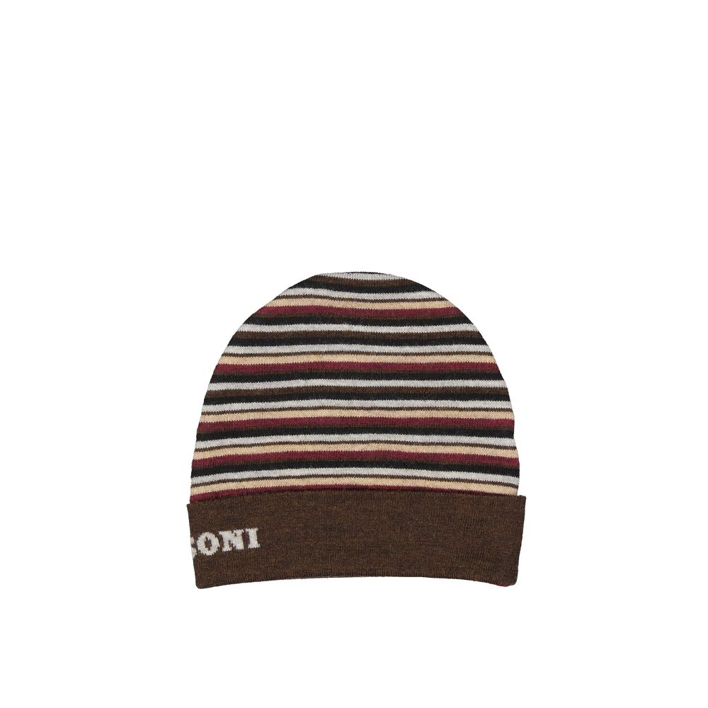 Missoni Brown Wool Beanie