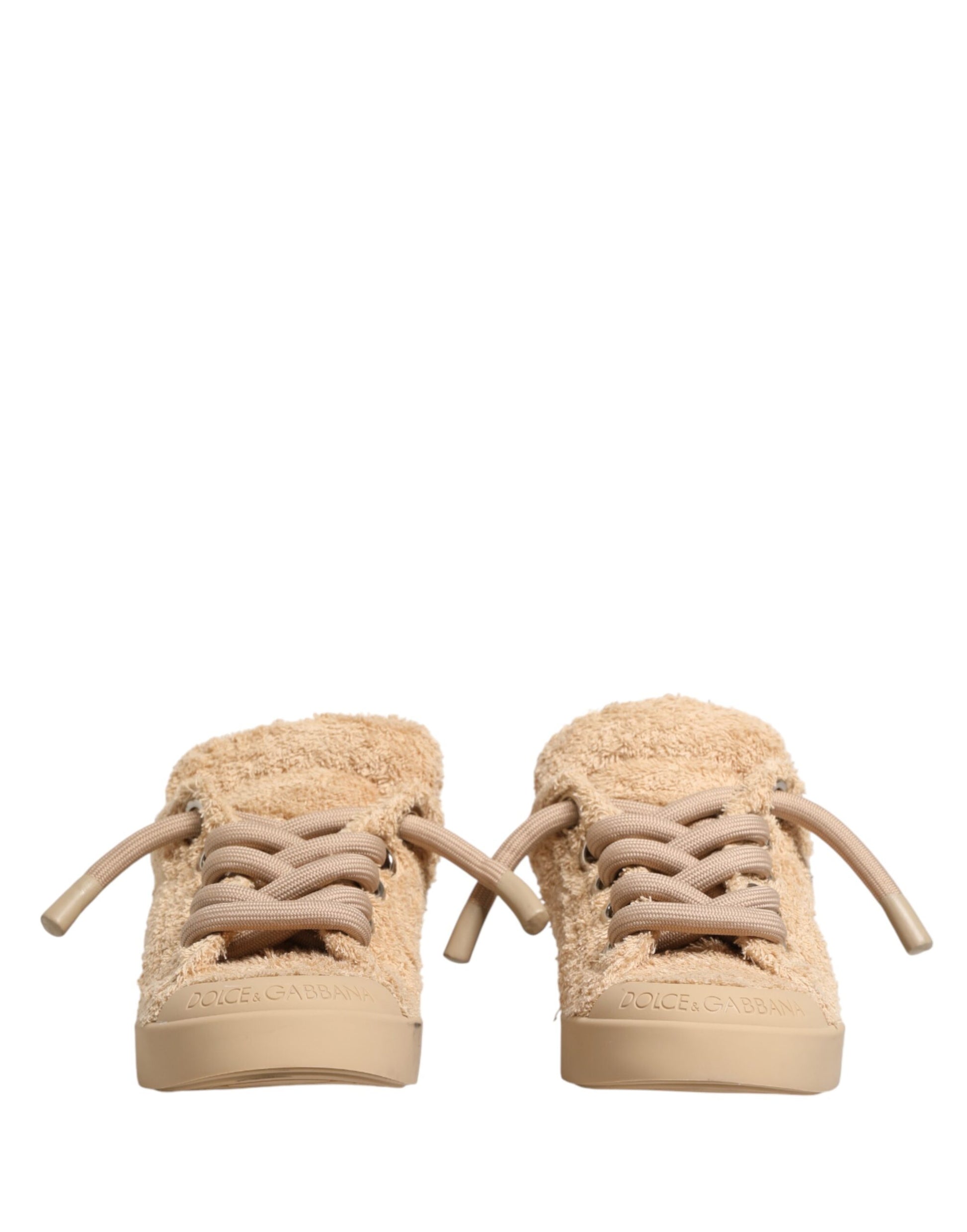 Dolce & Gabbana Beige Low Top Sneakers for Men detail view
