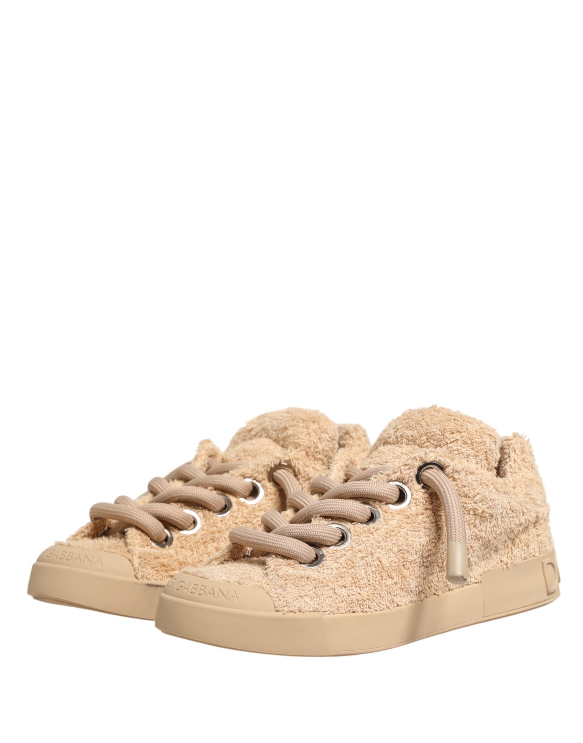 Dolce & Gabbana Beige Low Top Sneakers for Men additional view