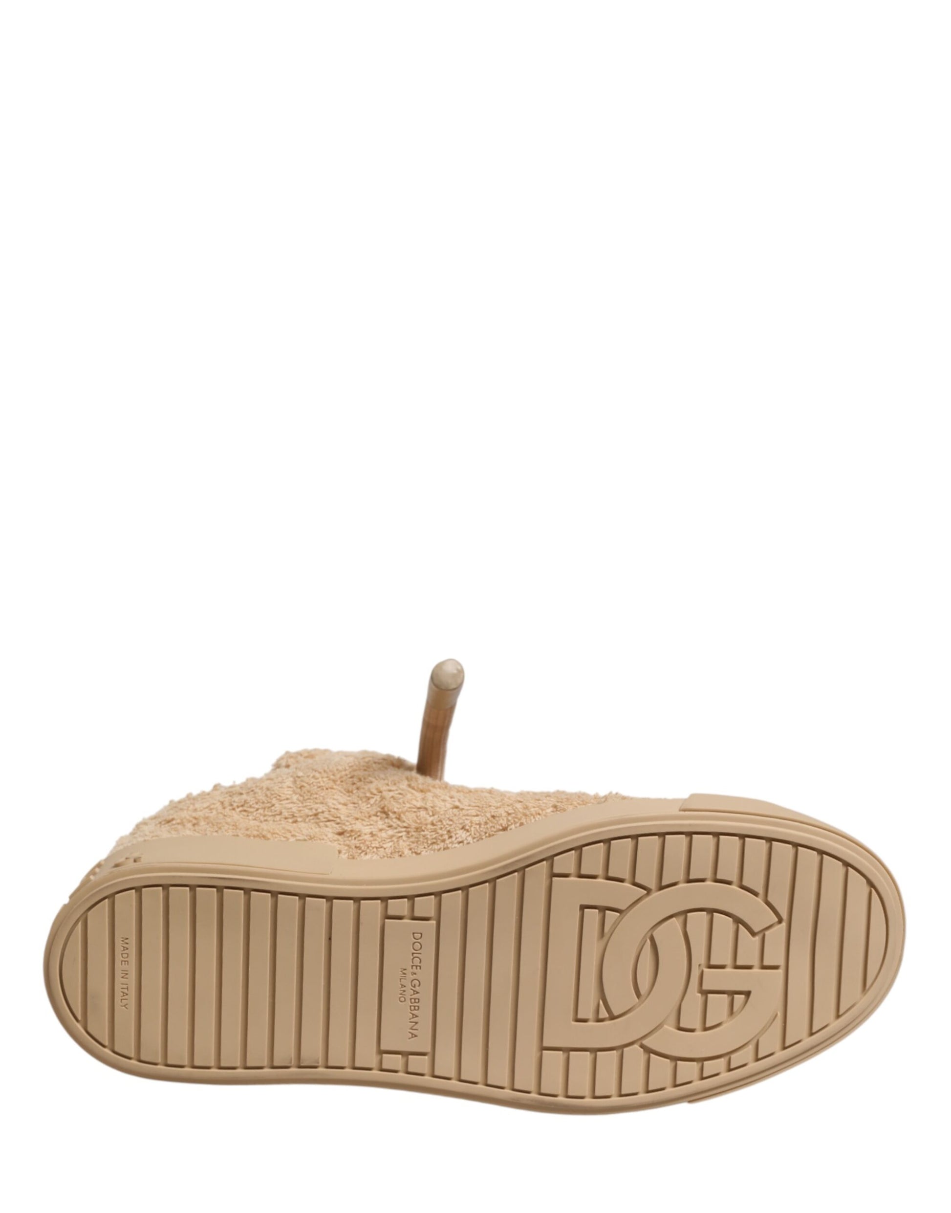 Dolce & Gabbana Beige Low Top Sneakers for Men additional view