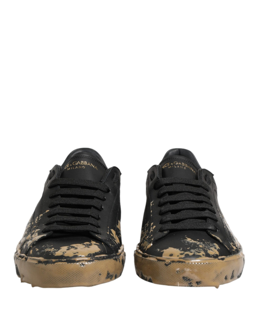 Dolce & Gabbana Black Low Top Sneakers for Men detail view