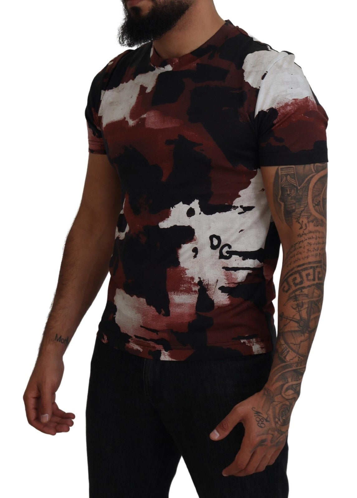 Dolce & Gabbana Multicolor Short-Sleeve Shirt for Men detail view