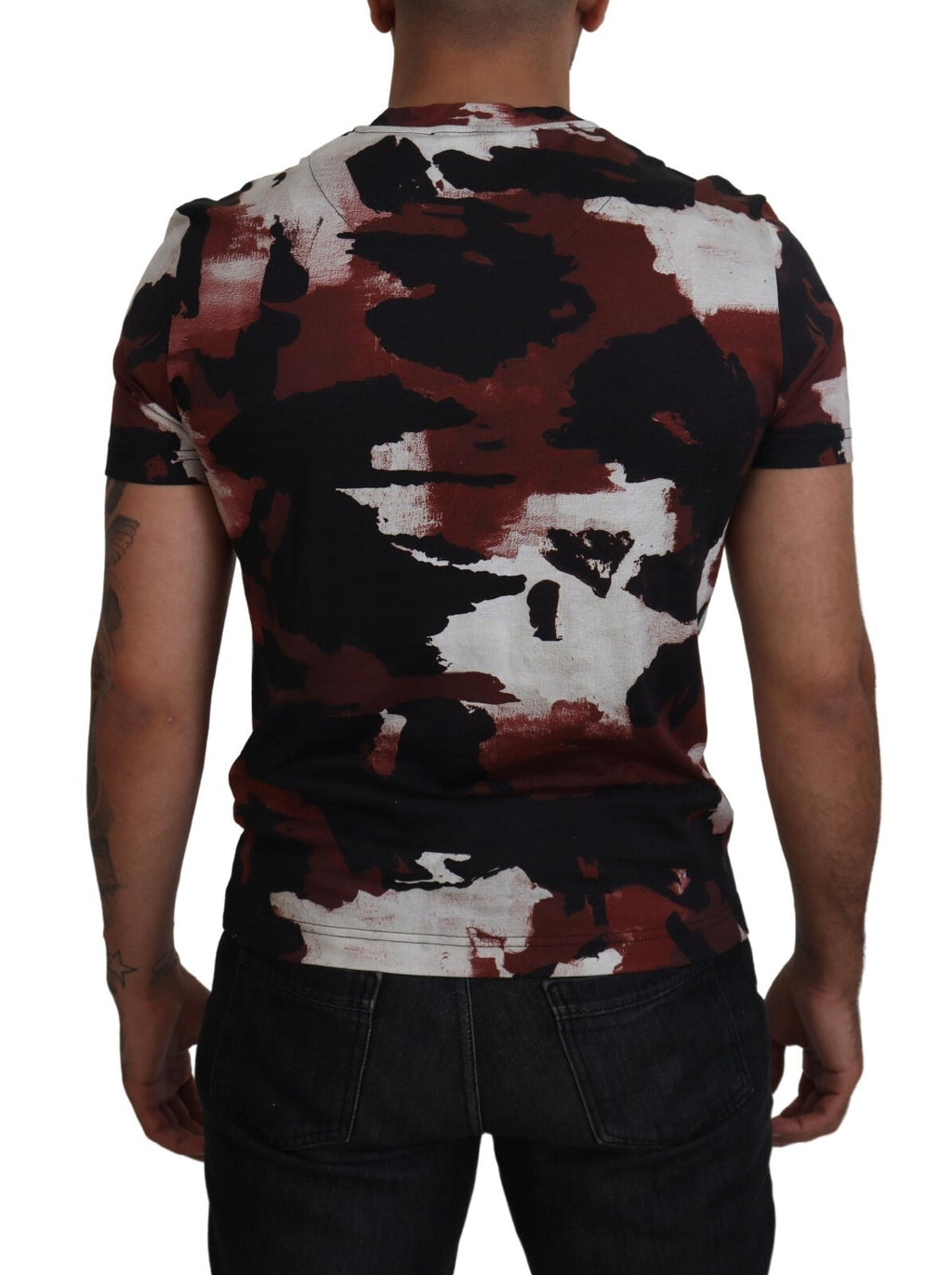 Dolce & Gabbana Multicolor Short-Sleeve Shirt for Men side view