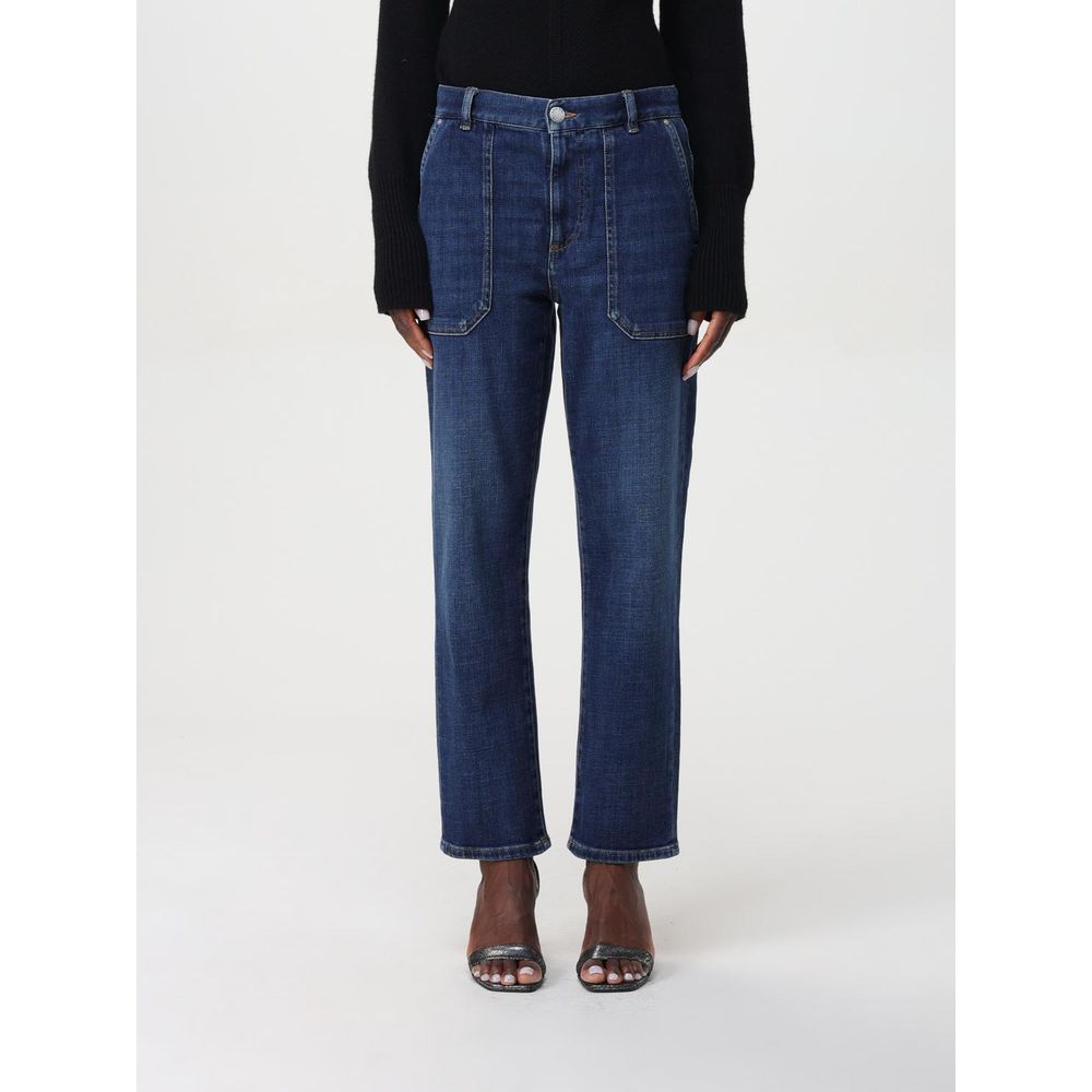 PINKO Blue Straight Leg Jeans for Women