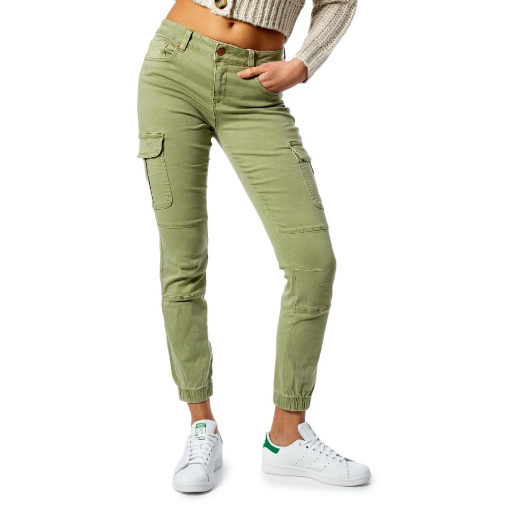 Seul le pantalon cargo en coton bicolore