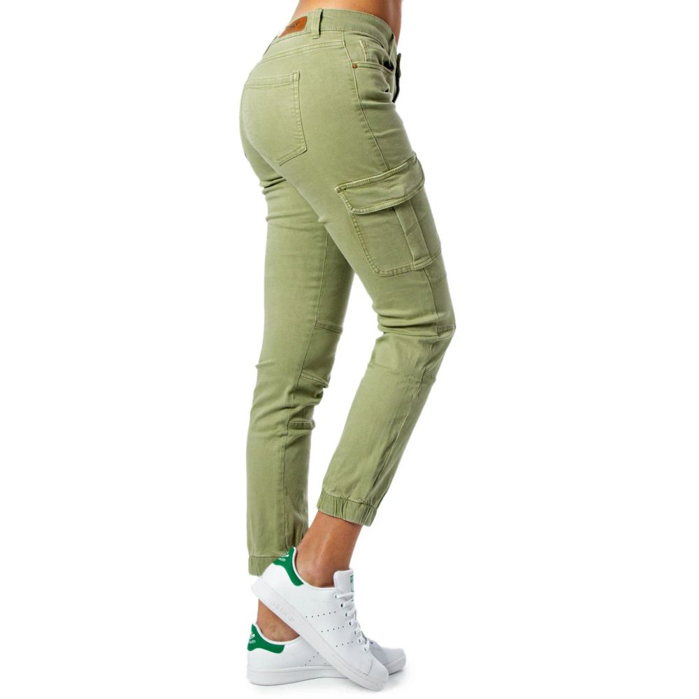 Seul le pantalon cargo en coton bicolore