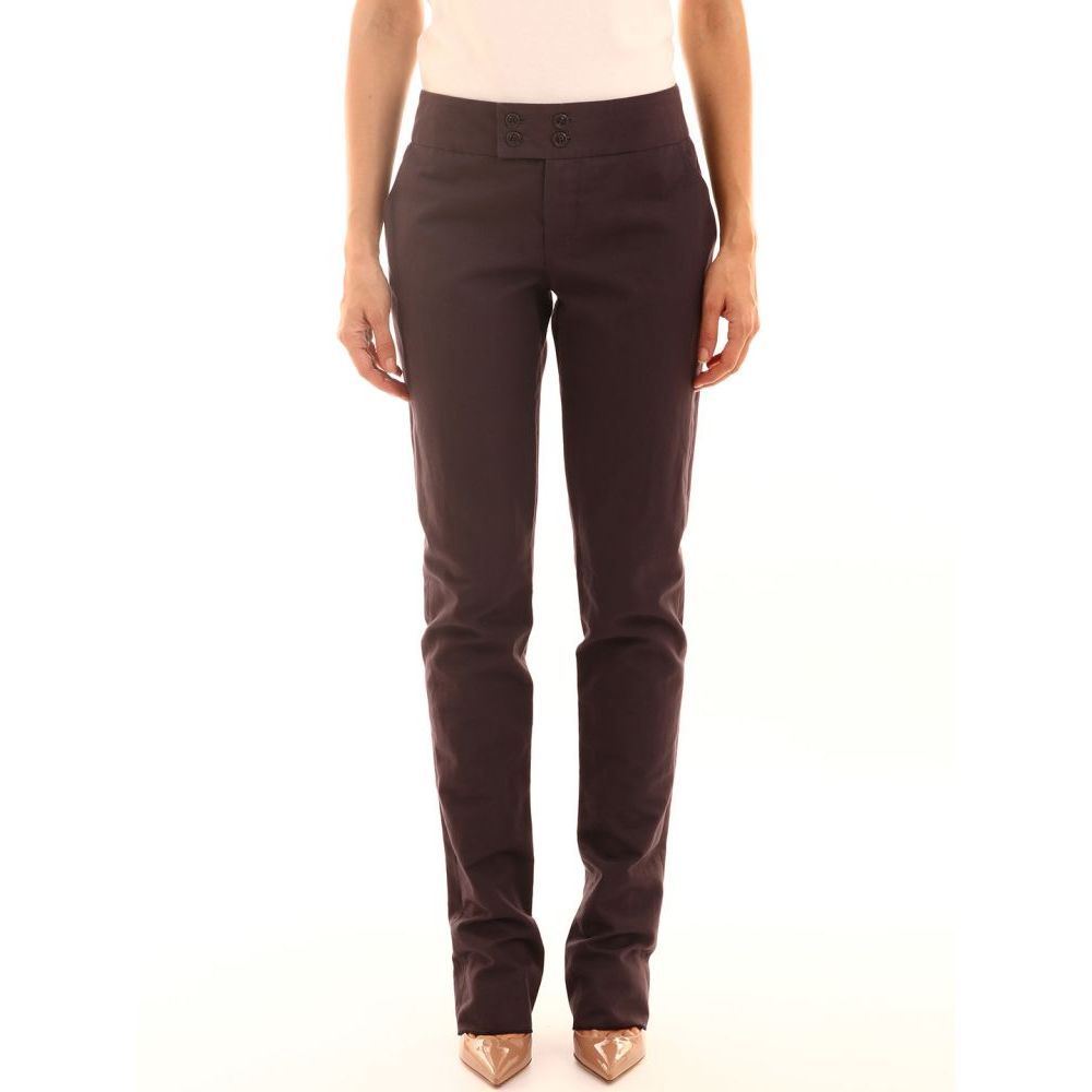 Chloé Multicolor Cotton Casual Pants