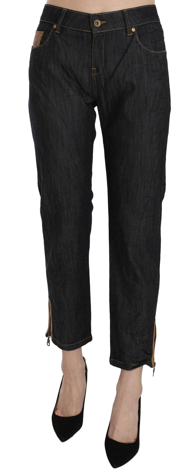 PLEIN SUD Blue Cropped Jeans for Women