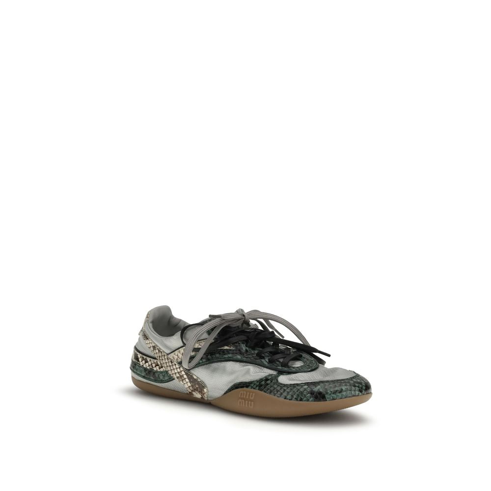 Miu Miu Grey Athletic Sneakers for Women alternate view