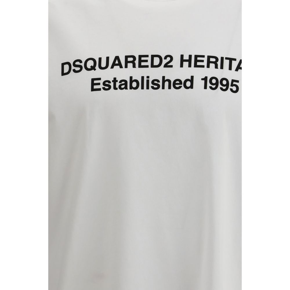 Dsquared² White T-Shirt for Men detail view