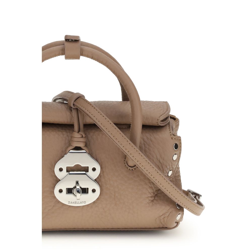 Zanellato Brown Calf Leather Bos Taurus Handbag