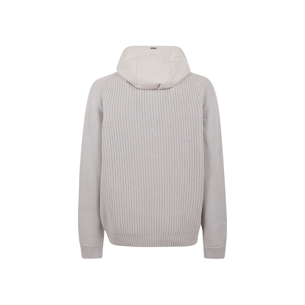 Herno Grey Hoodie for Men alternate view