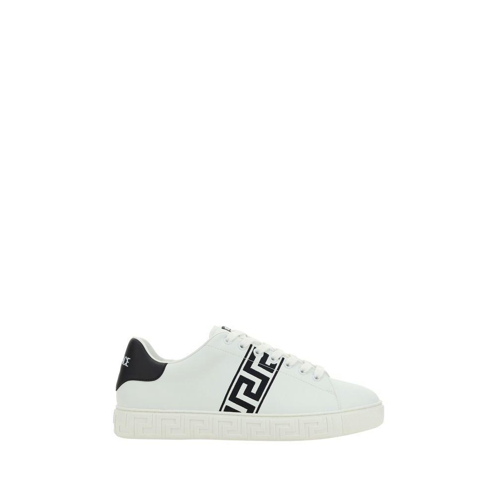 Versace White Low Top Sneakers for Men