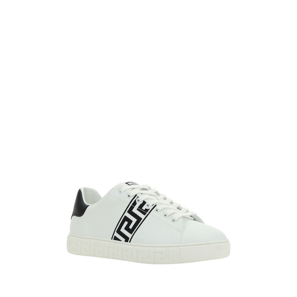 Versace White Low Top Sneakers for Men alternate view