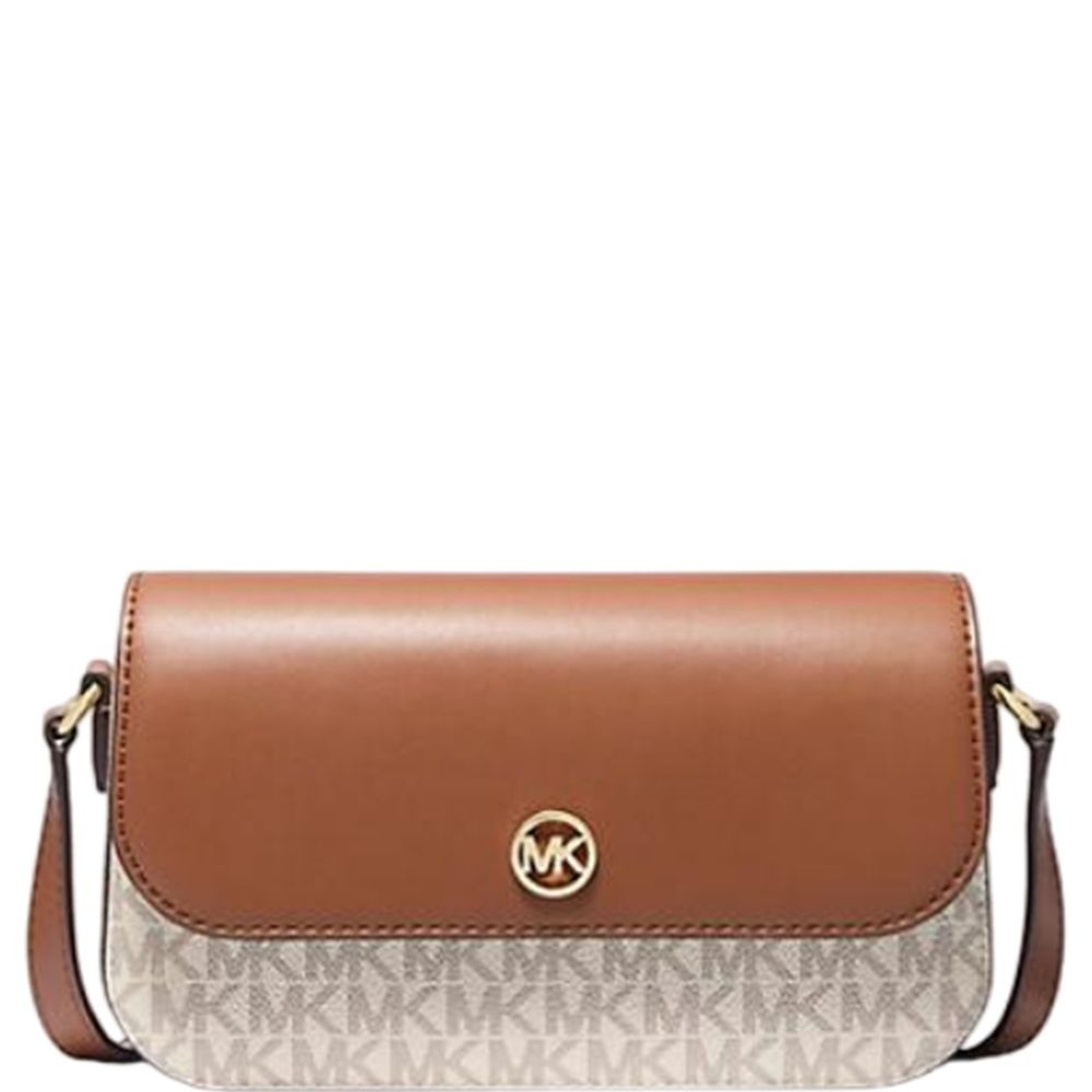 Michael Kors Beige Leather Crossbody Bag