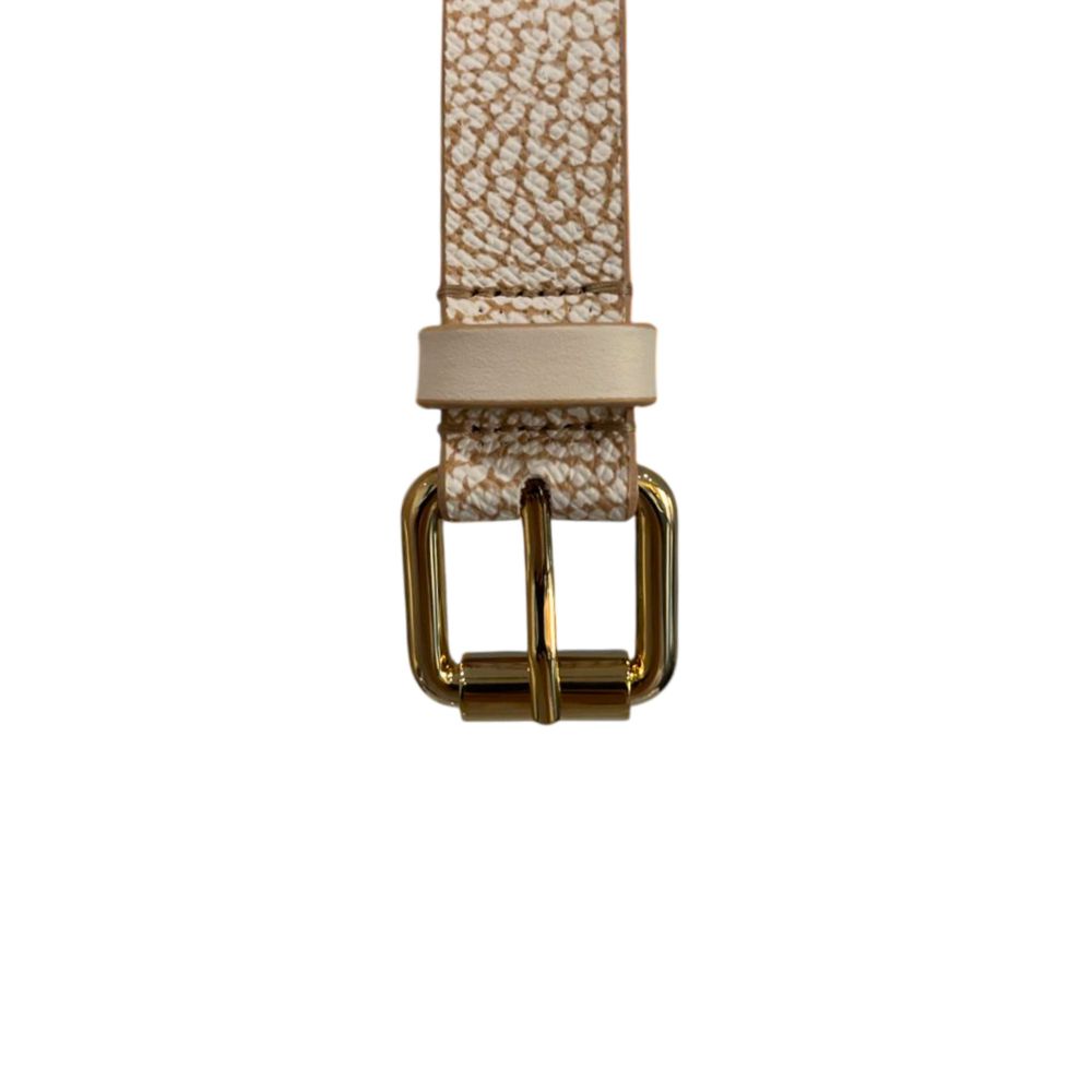 Borbonese Beige Polyvinyl Women's Belt