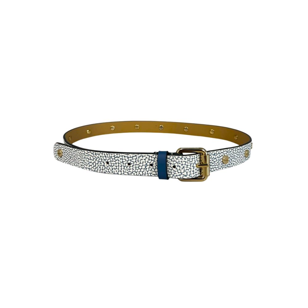 Borbonese Blue Polyvinyl Women's Belt