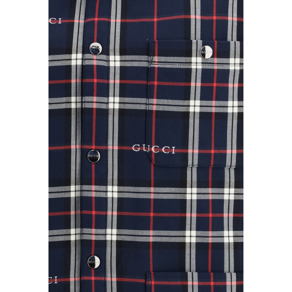 Gucci Blue Jacket for Men detail view