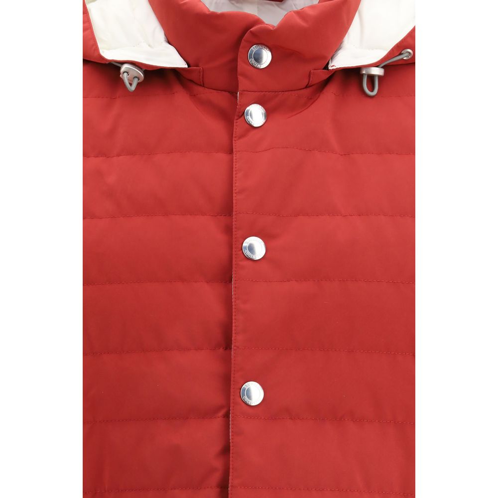 Brunello Cucinelli Multicolor Sleeveless Jacket for Men detail view