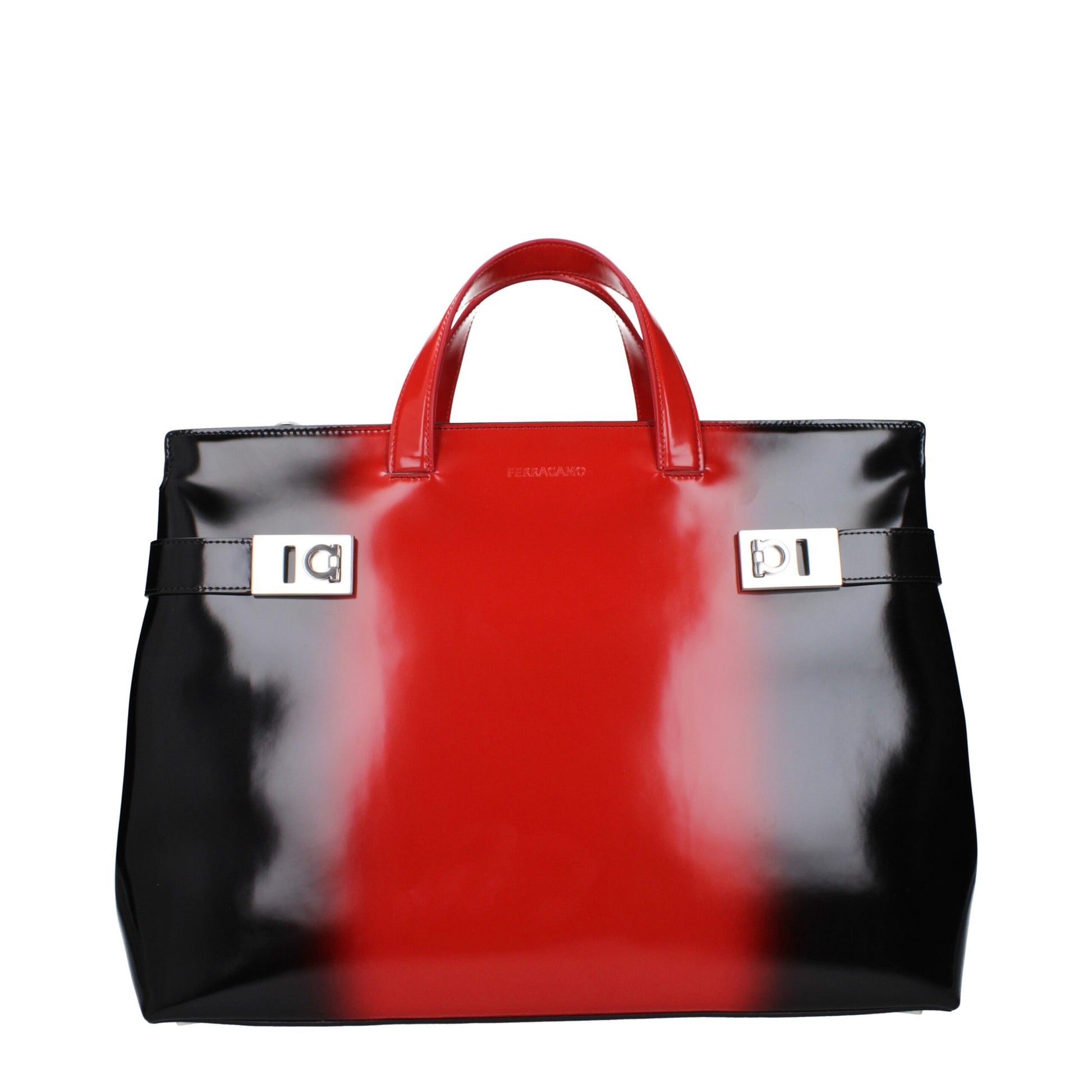 Salvatore Ferragamo Black Leather Handbag