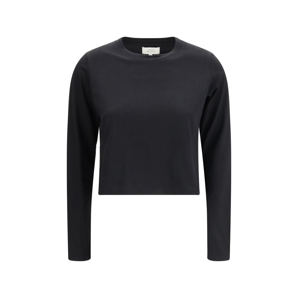 Loulou De Saison Black Long Sleeve T-Shirt for Women