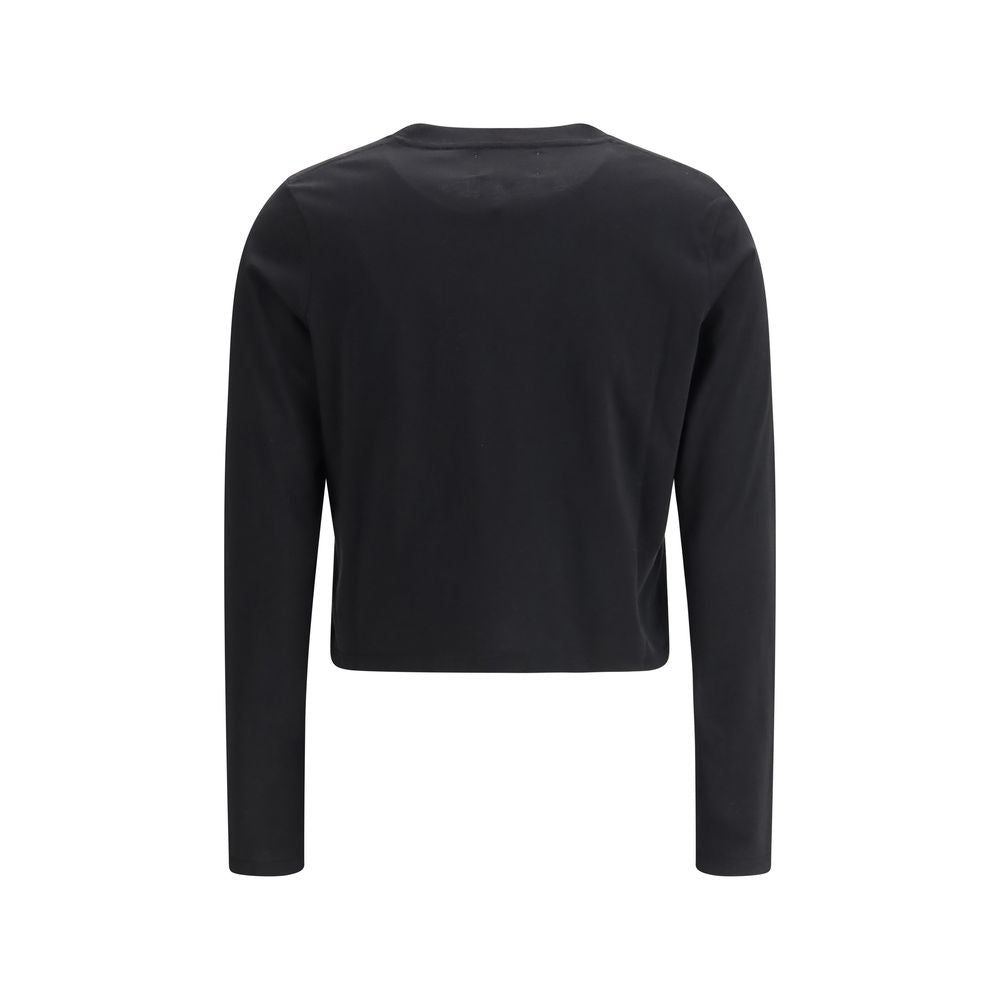 Loulou De Saison Black Long Sleeve T-Shirt for Women alternate view