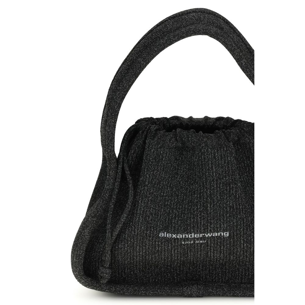 Sac à main Alexander Wang en polyester noir