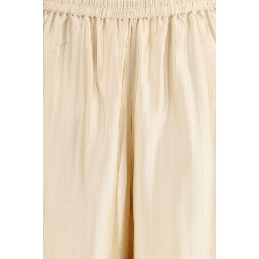 Loulou De Saison Beige Casual Pants for Women detail view
