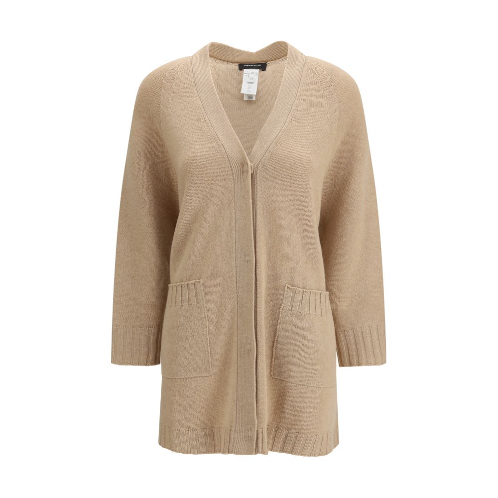 Fabiana Filippi Beige Cardigan for Women
