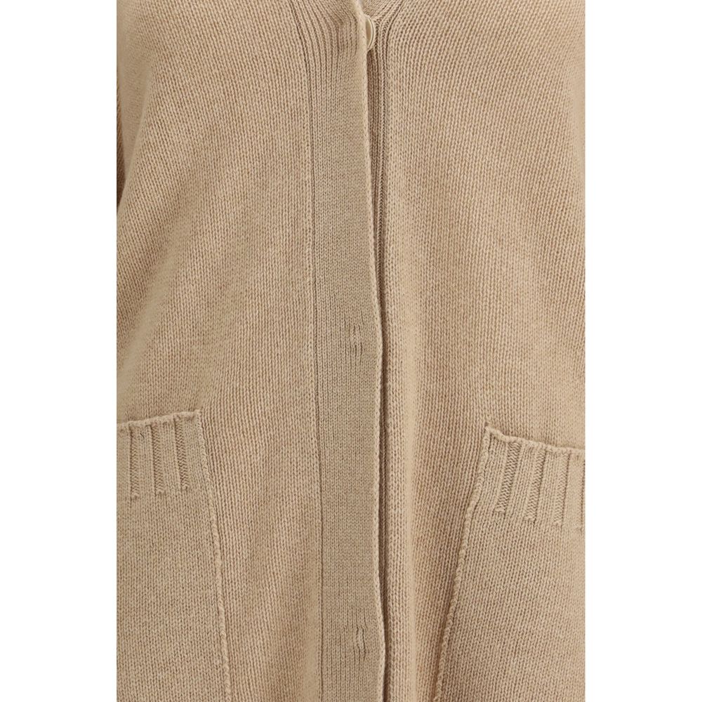 Fabiana Filippi Beige Cardigan for Women detail view
