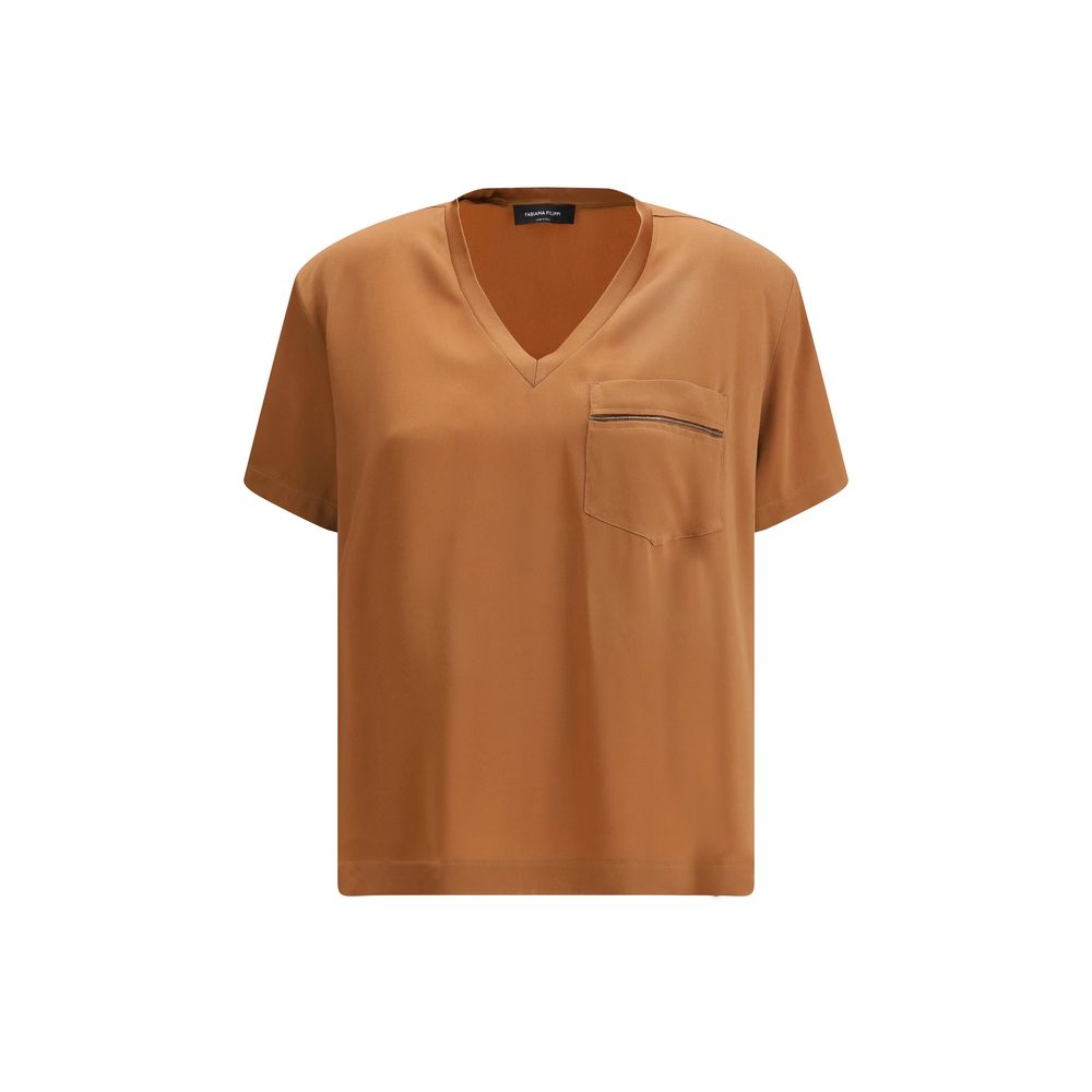 Fabiana Filippi Beige T-Shirt for Women