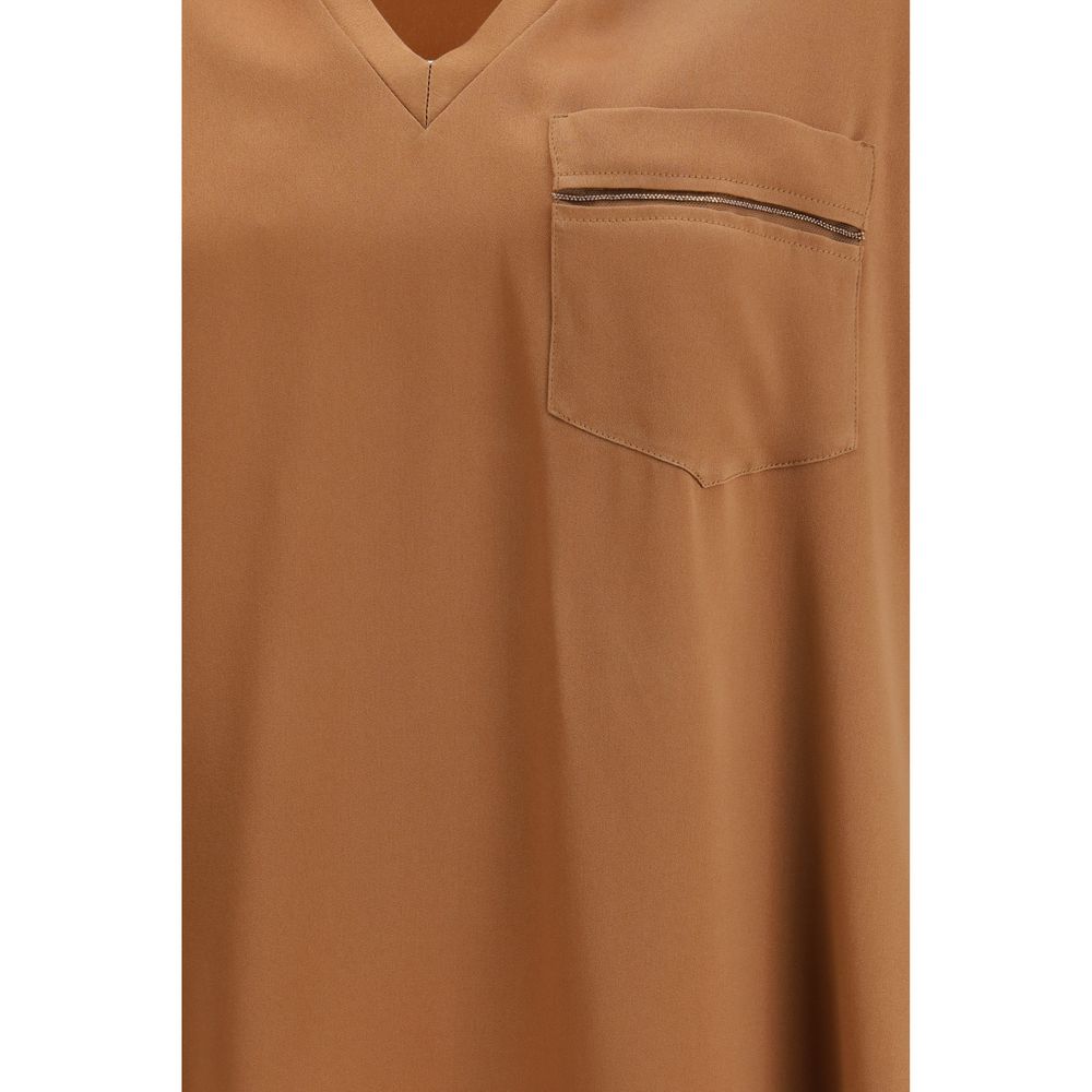 Fabiana Filippi Beige T-Shirt for Women detail view