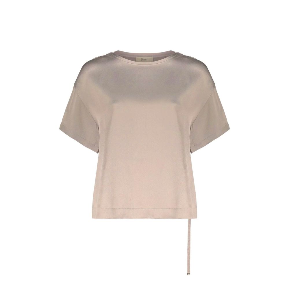 Herno Beige Acetate Blouse