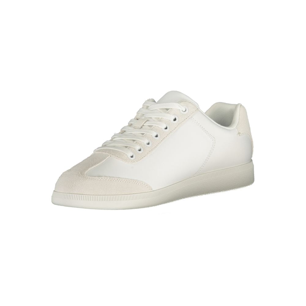 Baskets blanches en polyester Calvin Klein pour homme