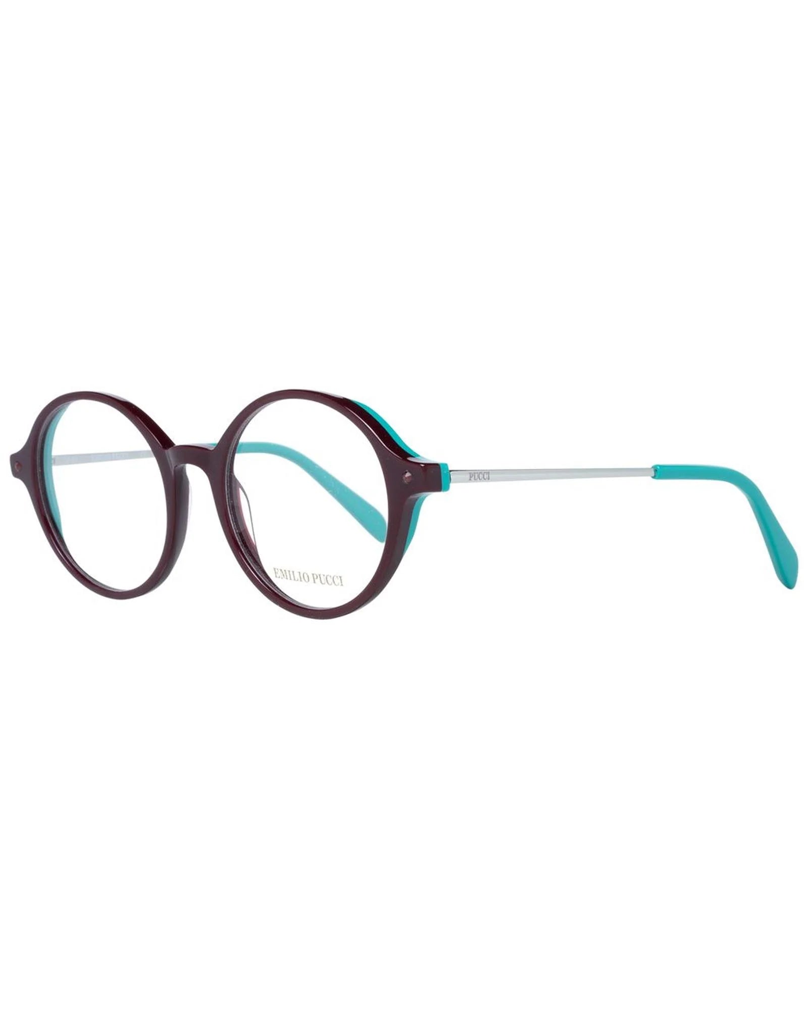 Emilio Pucci Burgundy Plastic Glasses (Frames)
