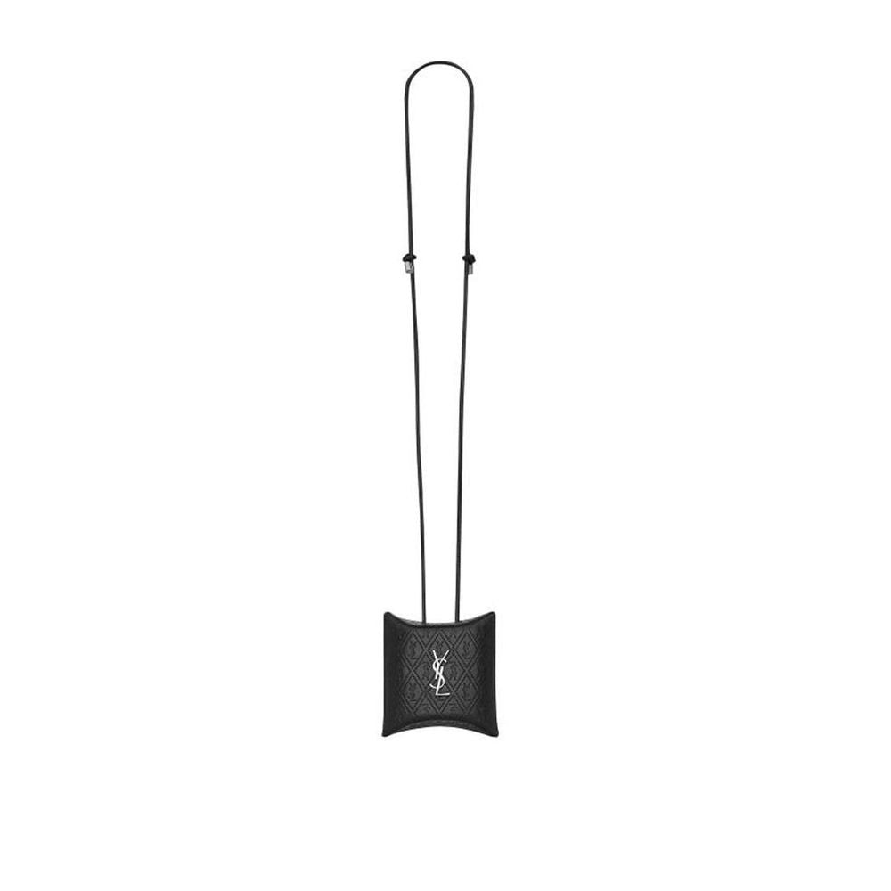 Saint Laurent Black Airpod Holders for Men