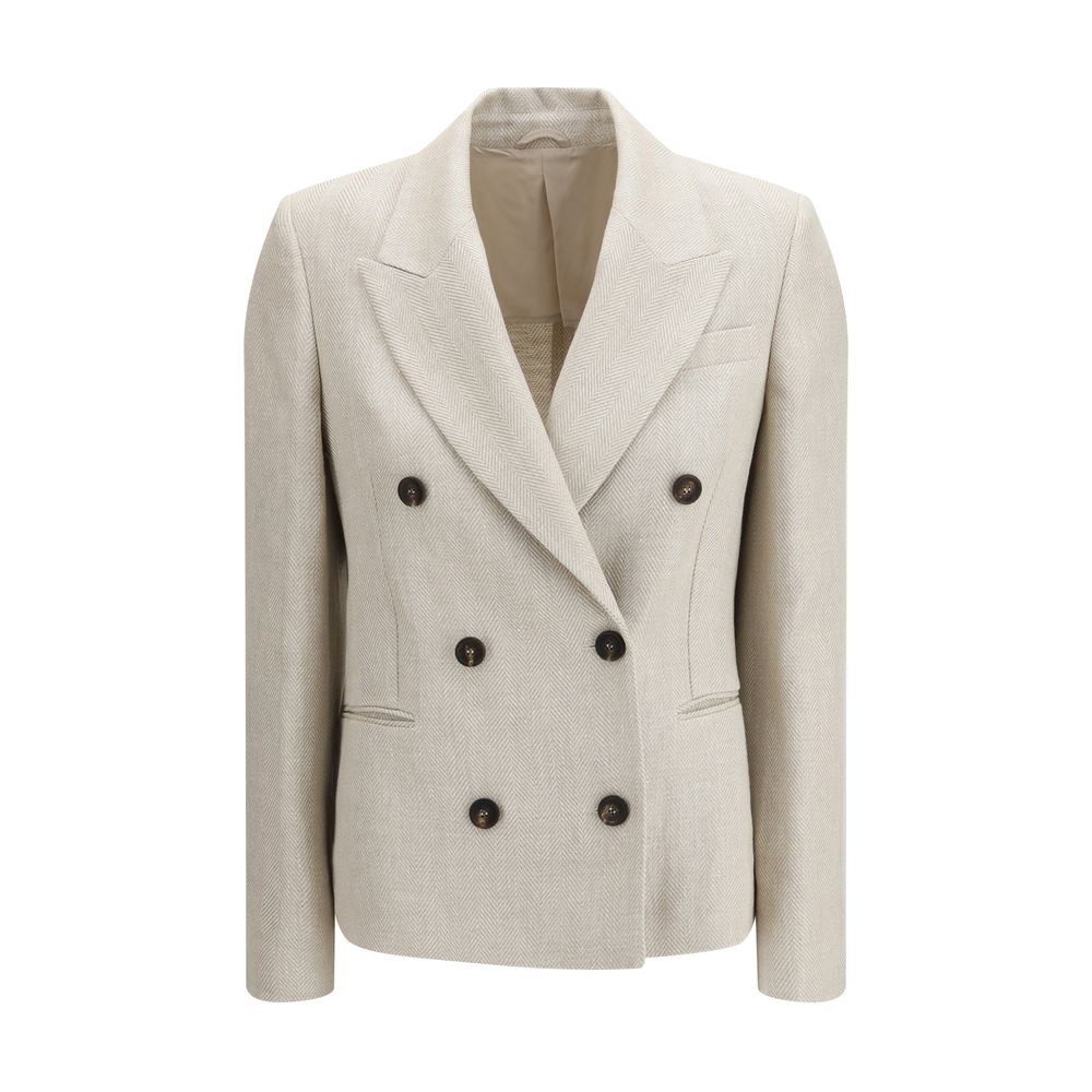 Brunello Cucinelli Beige Blazer