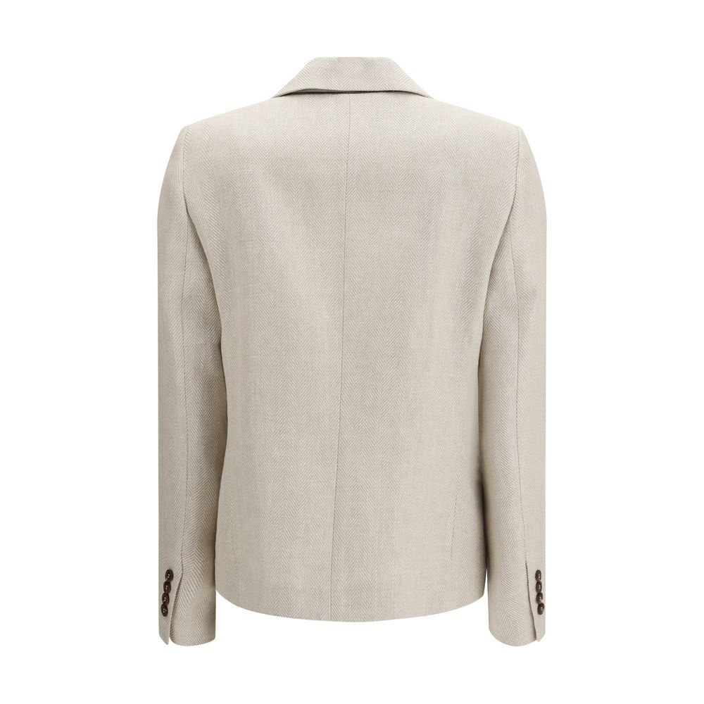 Brunello Cucinelli Beige Blazer alternate view