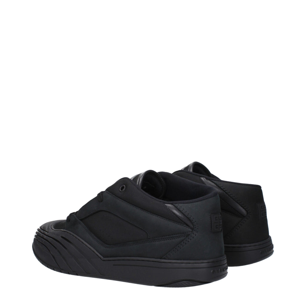 Givenchy Black Low Top Sneakers for Men side view