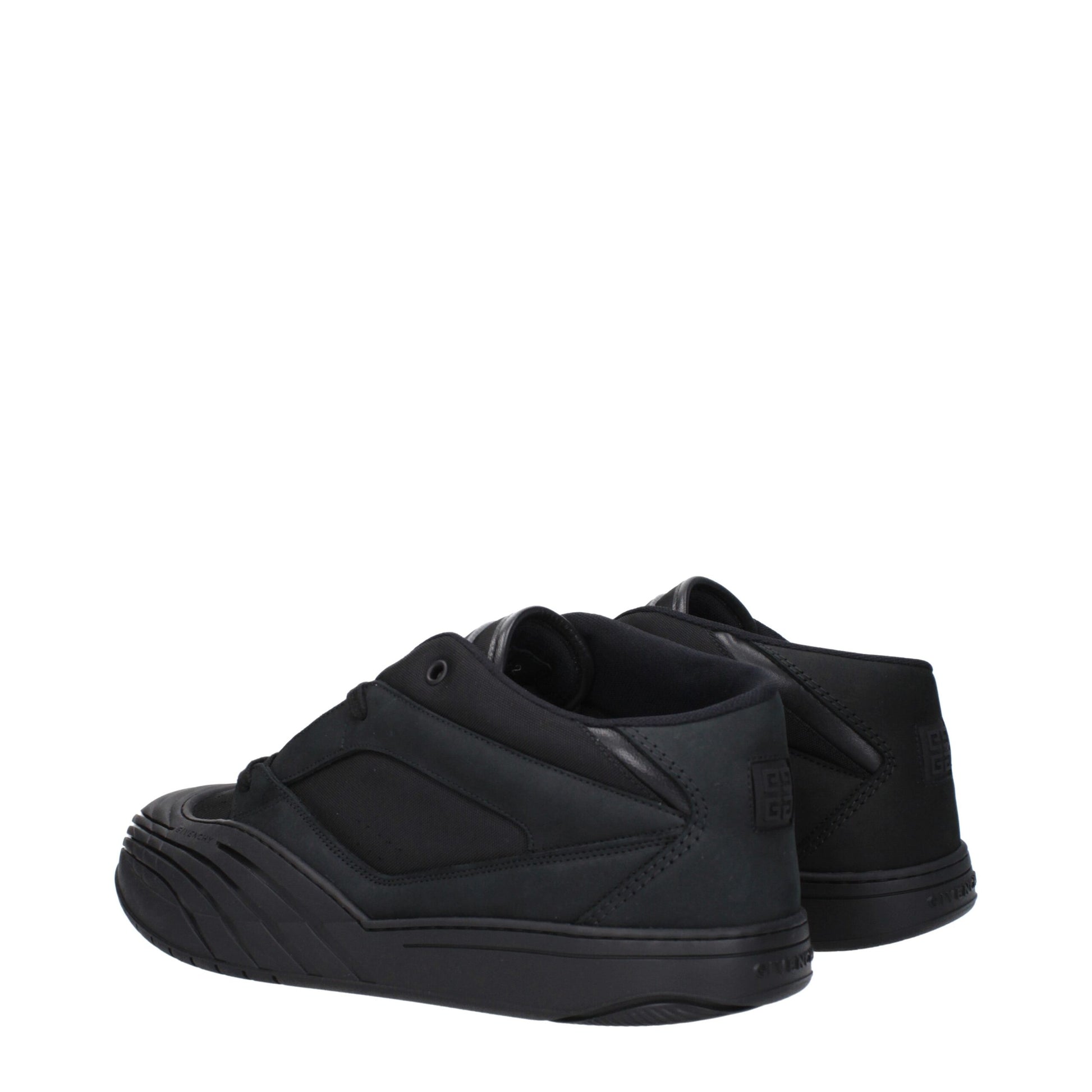 Givenchy Black Low Top Sneakers for Men side view