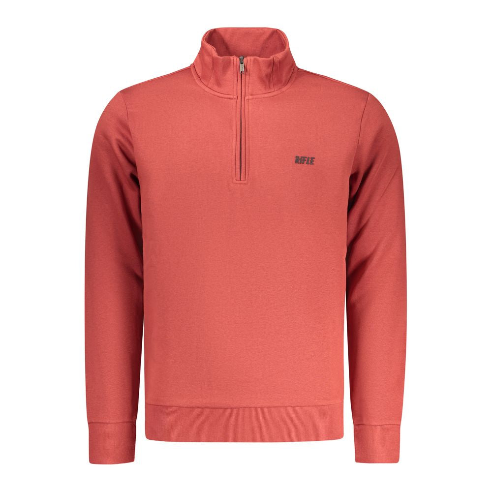 Sweat-shirt homme Rifle en coton rouge