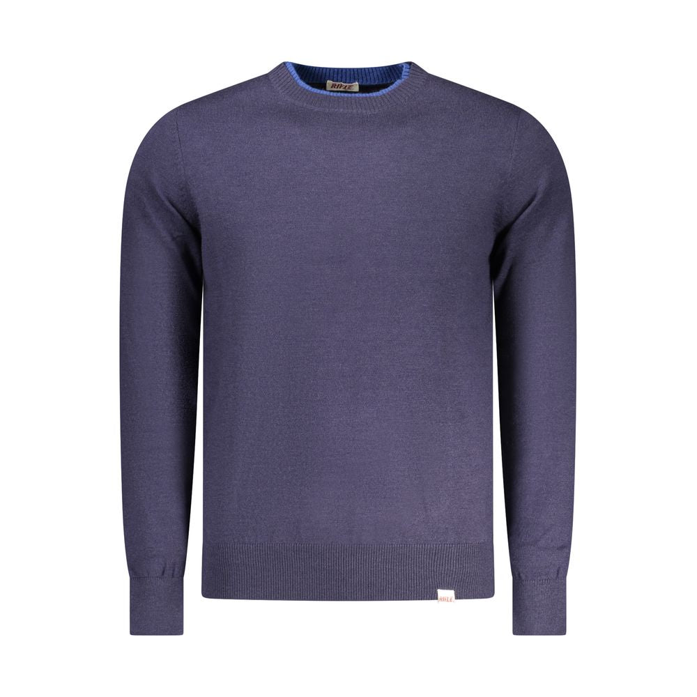 Pull homme Rifle bleu polyester